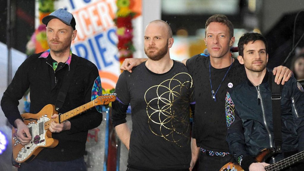 coldplay higher power shirt