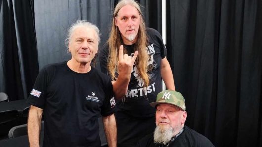Iron Maiden Vocalists Meet For First Time On Historic Day For Metal