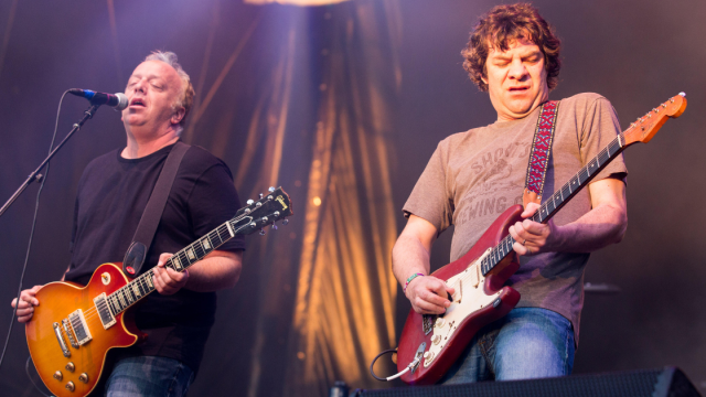 Ween perform live at the Okeechobee Music Festival in Okeechobee, Florida, 2016.