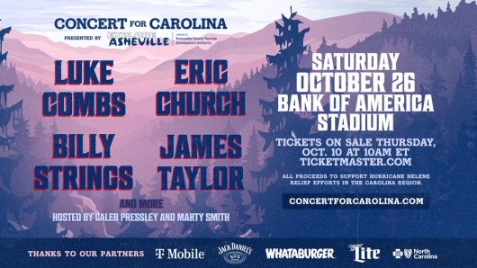 Billy Strings, Luke Combs & More To Headline ‘Concert For Carolina’ Benefit